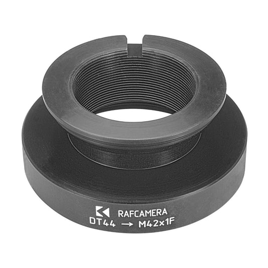 44mm dovetail (Optiphot) to M42x1 female thread adapter