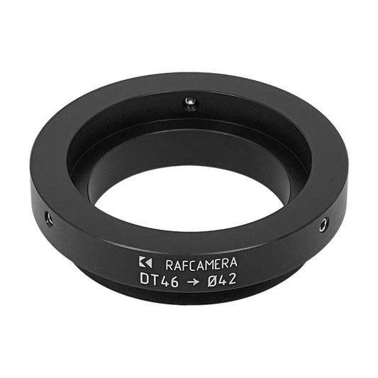 46mm dovetail to 42mm clamp adapter for Olympus BX/CX microscope