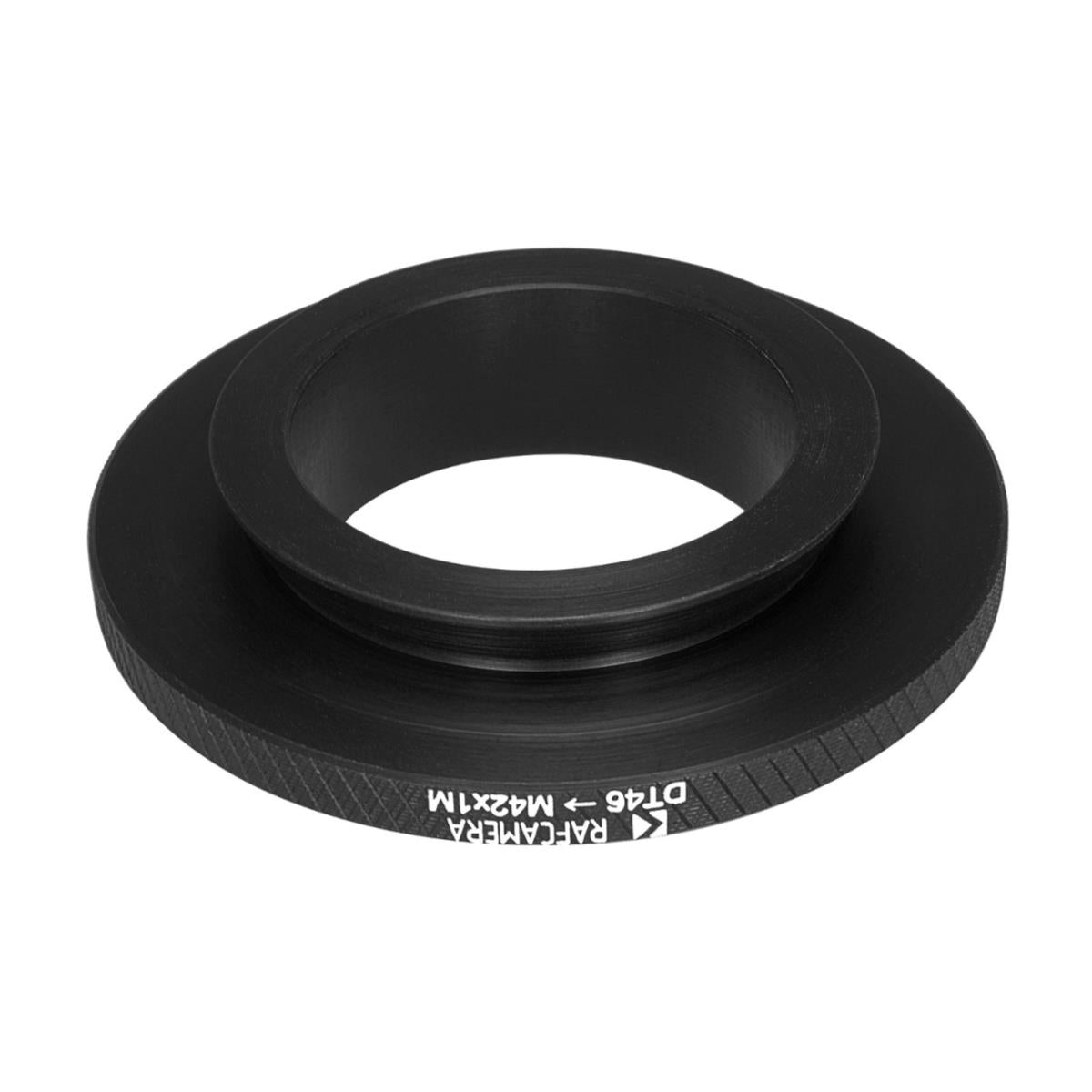 46mm microscope dovetail to M42x1 male thread mount adapter, wide