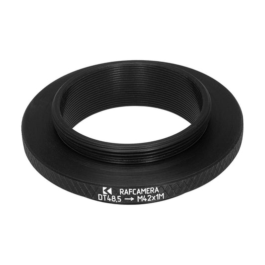 48.5mm microscope dovetail to M42x1 male thread adapter