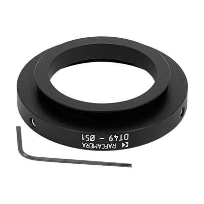 49mm dovetail to 51mm clamp adapter