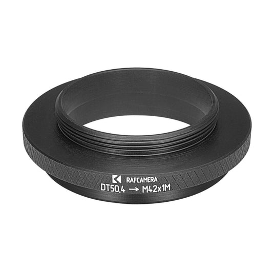 50.4mm microscope dovetail to M42x1 male thread adapter