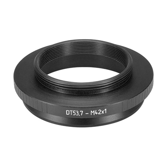 53.7mm microscope dovetail to M42x1 male thread adapter