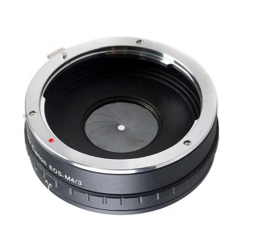 Canon EOS lens to MFT (micro4/3) camera mount adapter with adjustable aperture