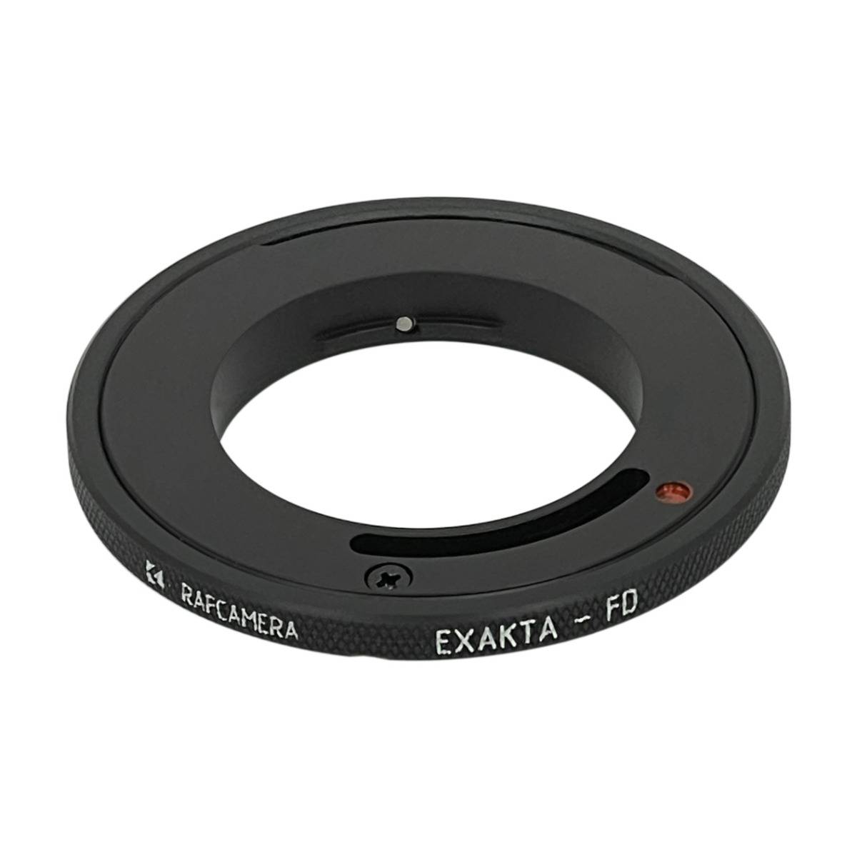 Exakta lens to Canon FD camera mount adapter