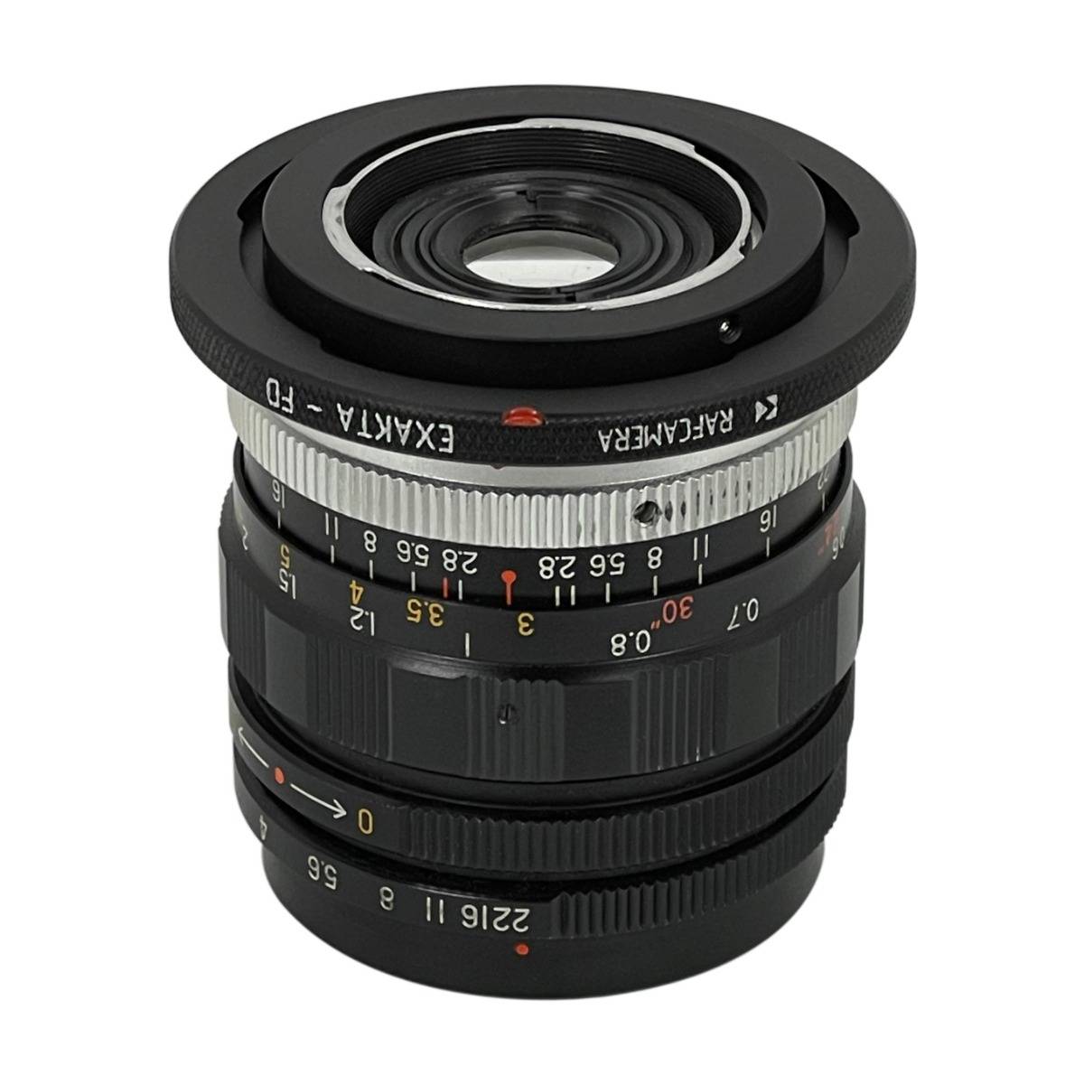 Exakta lens to Canon FD camera mount adapter