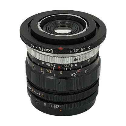 Exakta lens to Canon FD camera mount adapter