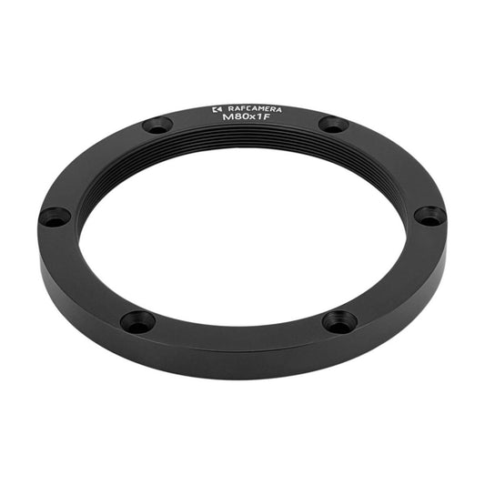 Lens board (mount flange) with M80x1 female thread