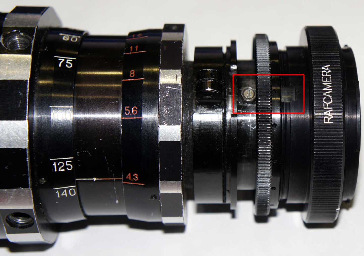 Canon EOS (EF) adapter (interchangeable mount) for Foton zoom lens