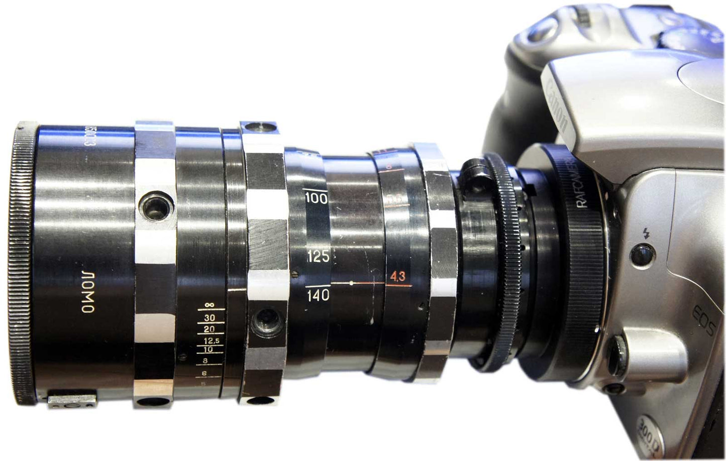 Canon EOS (EF) adapter (interchangeable mount) for Foton zoom lens
