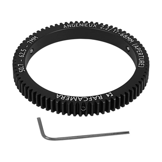 Follow Focus Gear (50.7-62.5-7mm) for Angenieux 2.2/17-68mm lens (APERTURE)