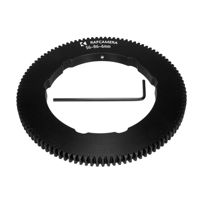Follow Focus Gear (56-86-6mm) for Konvas lenses in OCT-18 mount