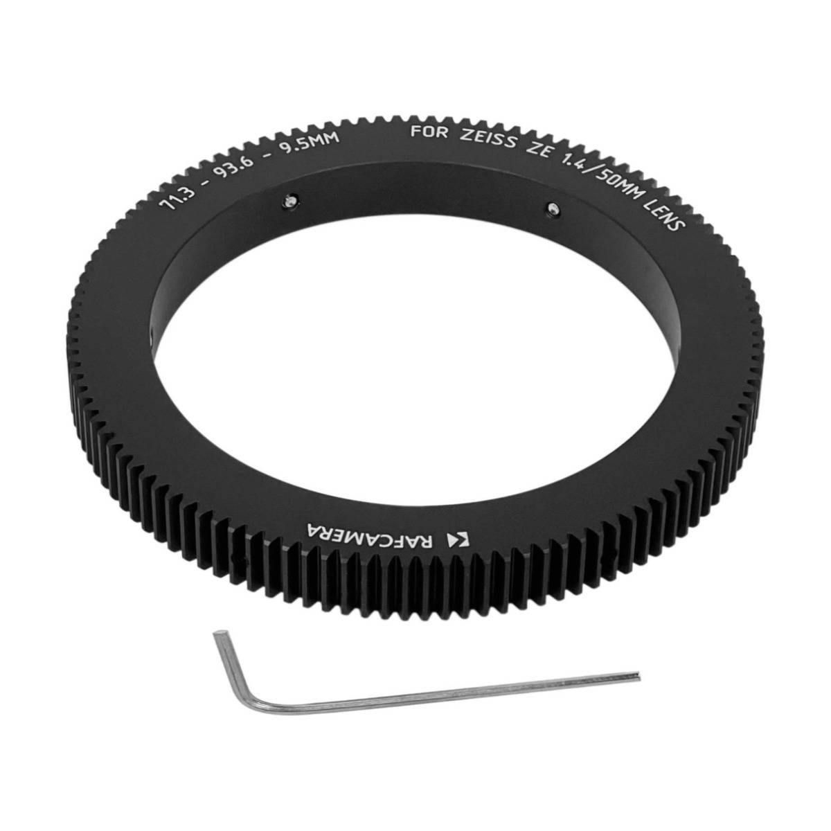 Follow Focus Gear (71.3-93.6-9.5mm) for Zeiss ZE 1.4/50mm lens