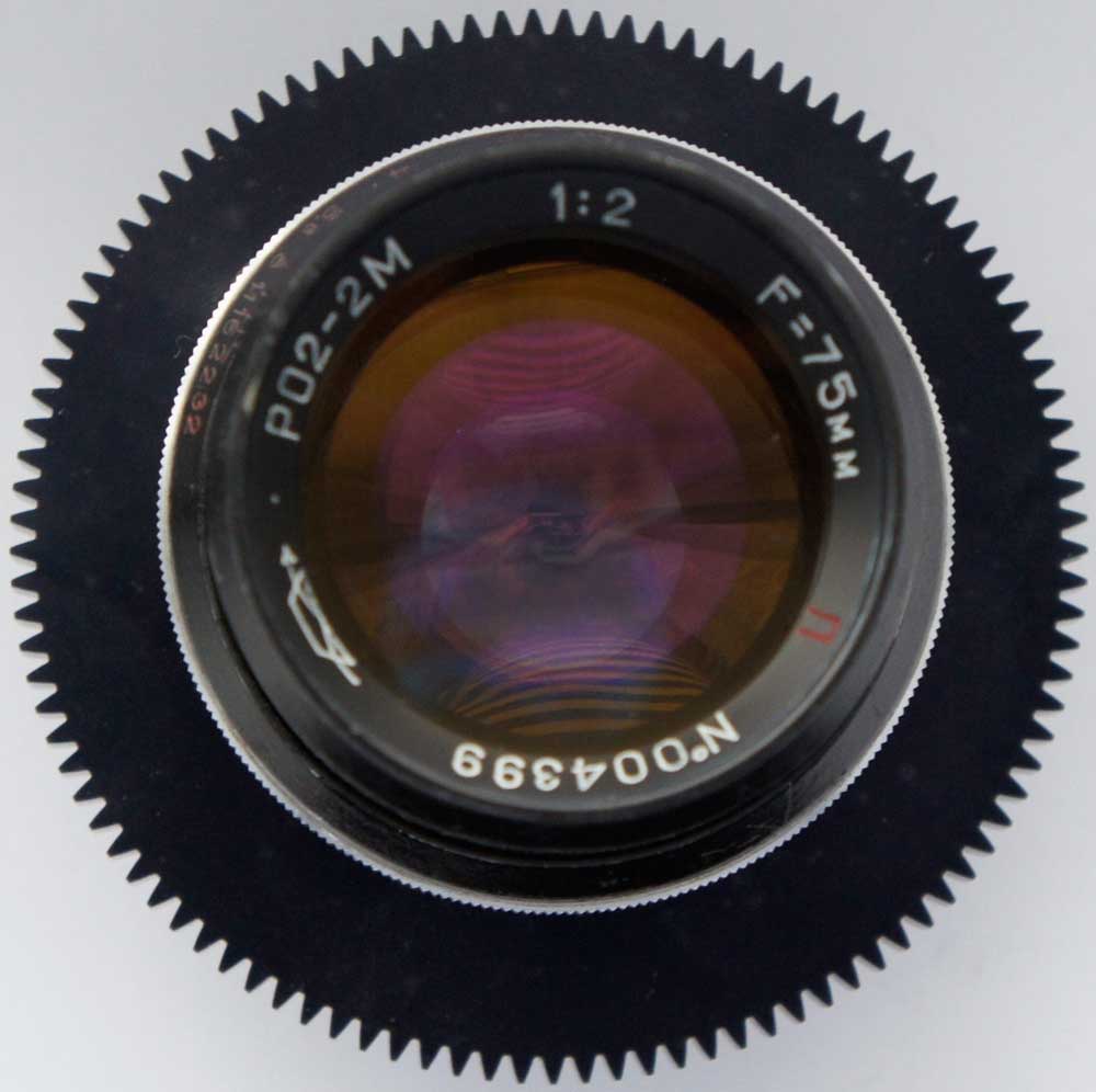 Follow Focus Gear (57-86-6mm) for Konvas lenses in OCT-18 mount