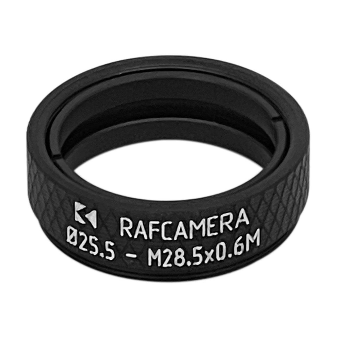 25.5mm filter holder with M28.5x0.6 male thread