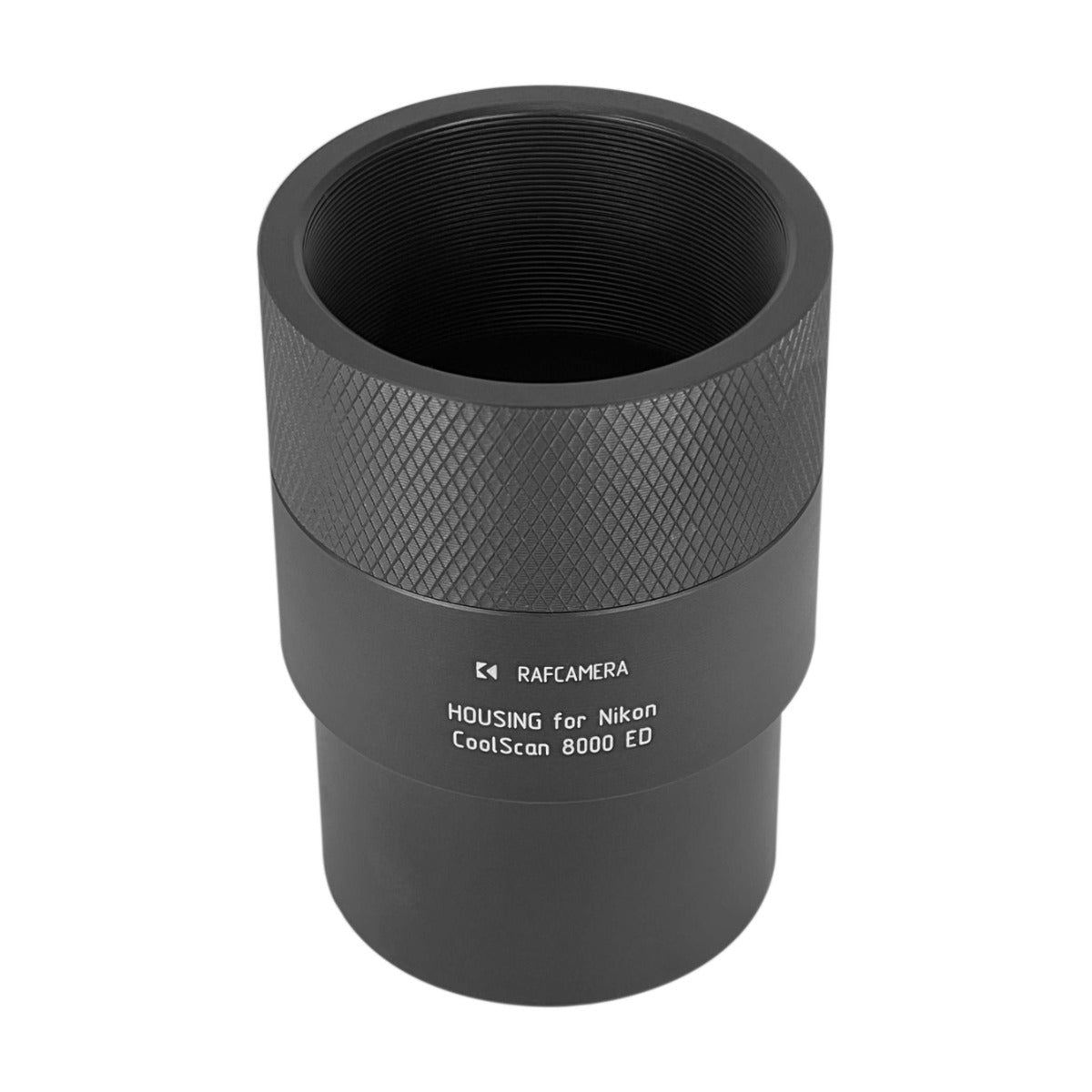Special housing with M52x0.75 female threads for Nikon CoolScan 8000 ED lens