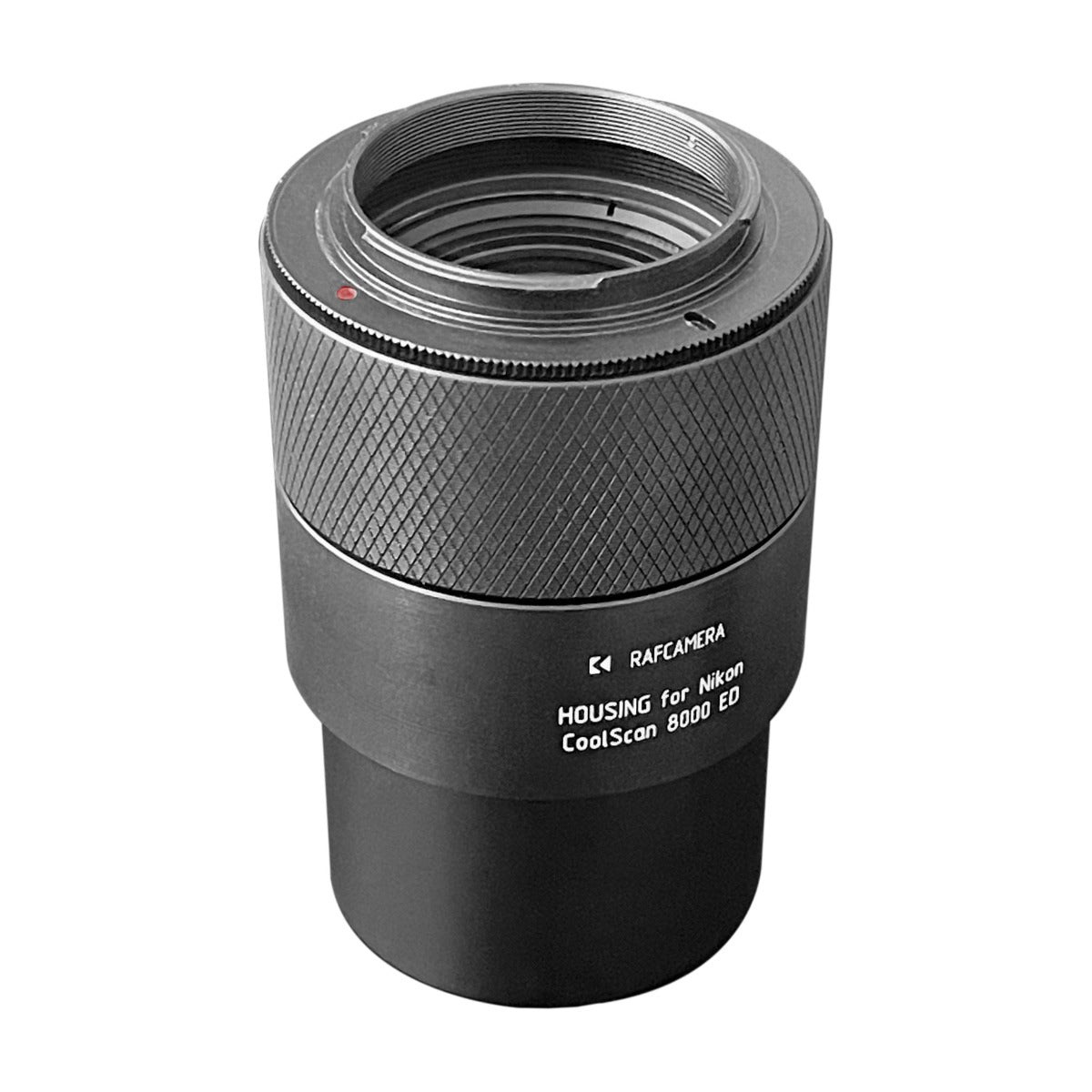 Special housing with M52x0.75 female threads for Nikon CoolScan 8000 ED lens