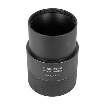 Special housing with M52x0.75 female threads for Nikon CoolScan 8000 ED lens