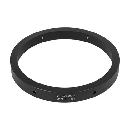 121mm clamp to 136mm outer diameter adapter