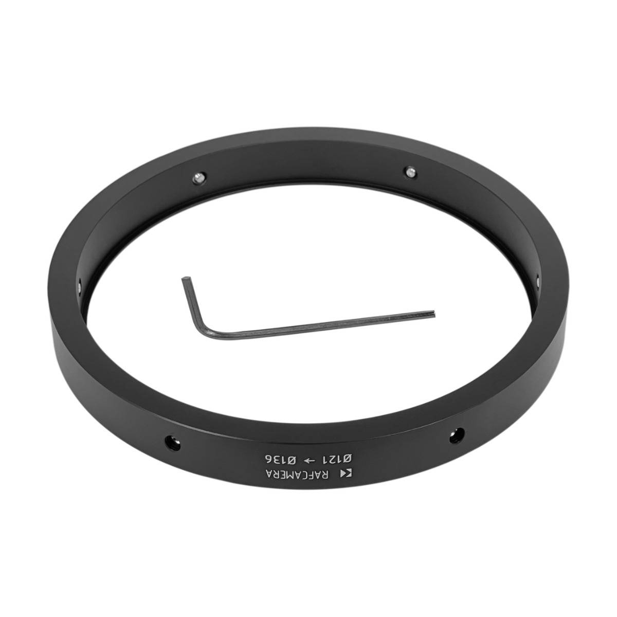 121mm clamp to 136mm outer diameter adapter