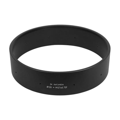 128mm clamp to M127x0.75 female thread adapter