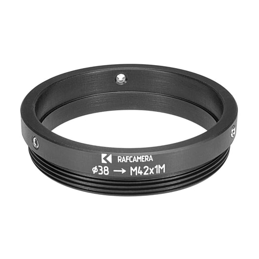 38mm clamp (V38) to M42x1 male thread adapter for Schneider Macro-Symmar