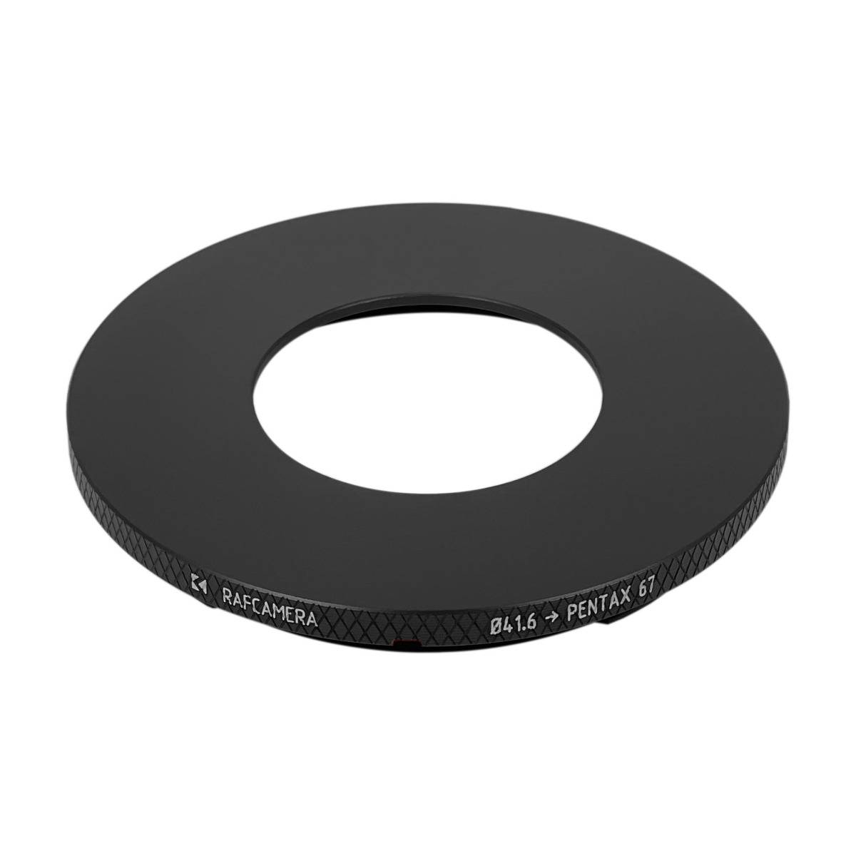 41.6mm bore to Pentax 67 camera mount adapter