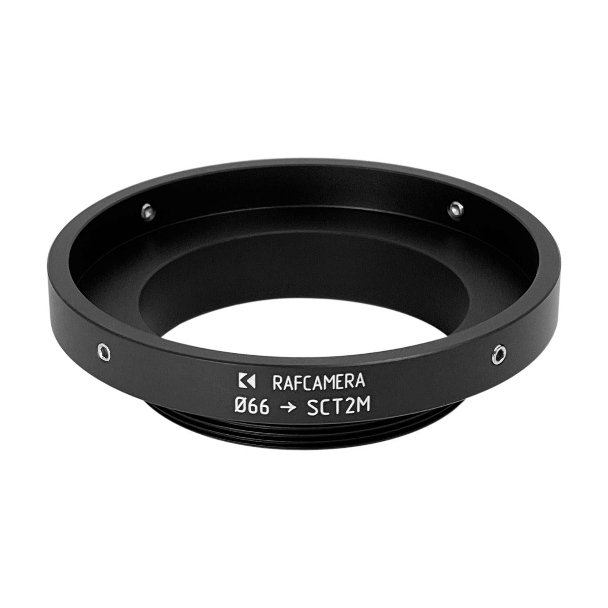 66mm clamp to SCT2 male thread adapter for Intes MK67 telescope