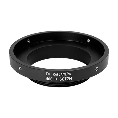 66mm clamp to SCT2 male thread adapter for Intes MK67 telescope