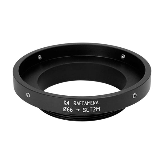 66mm clamp to SCT2 male thread adapter for Intes MK67 telescope