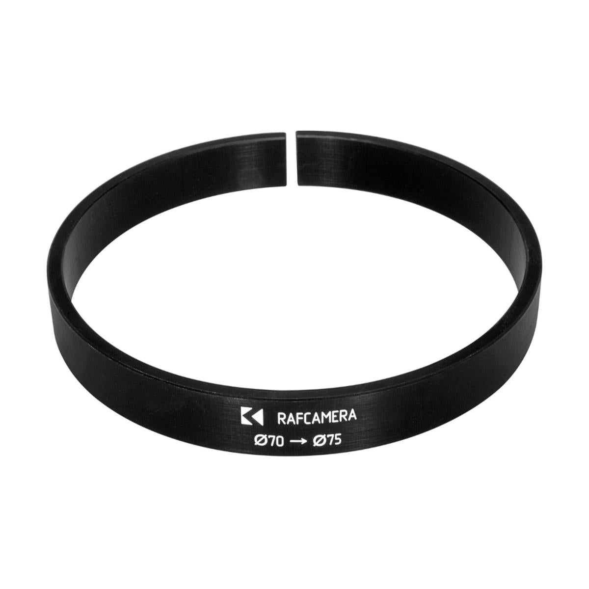 70mm inner diameter to 75mm outer diameter adapter (split ring)