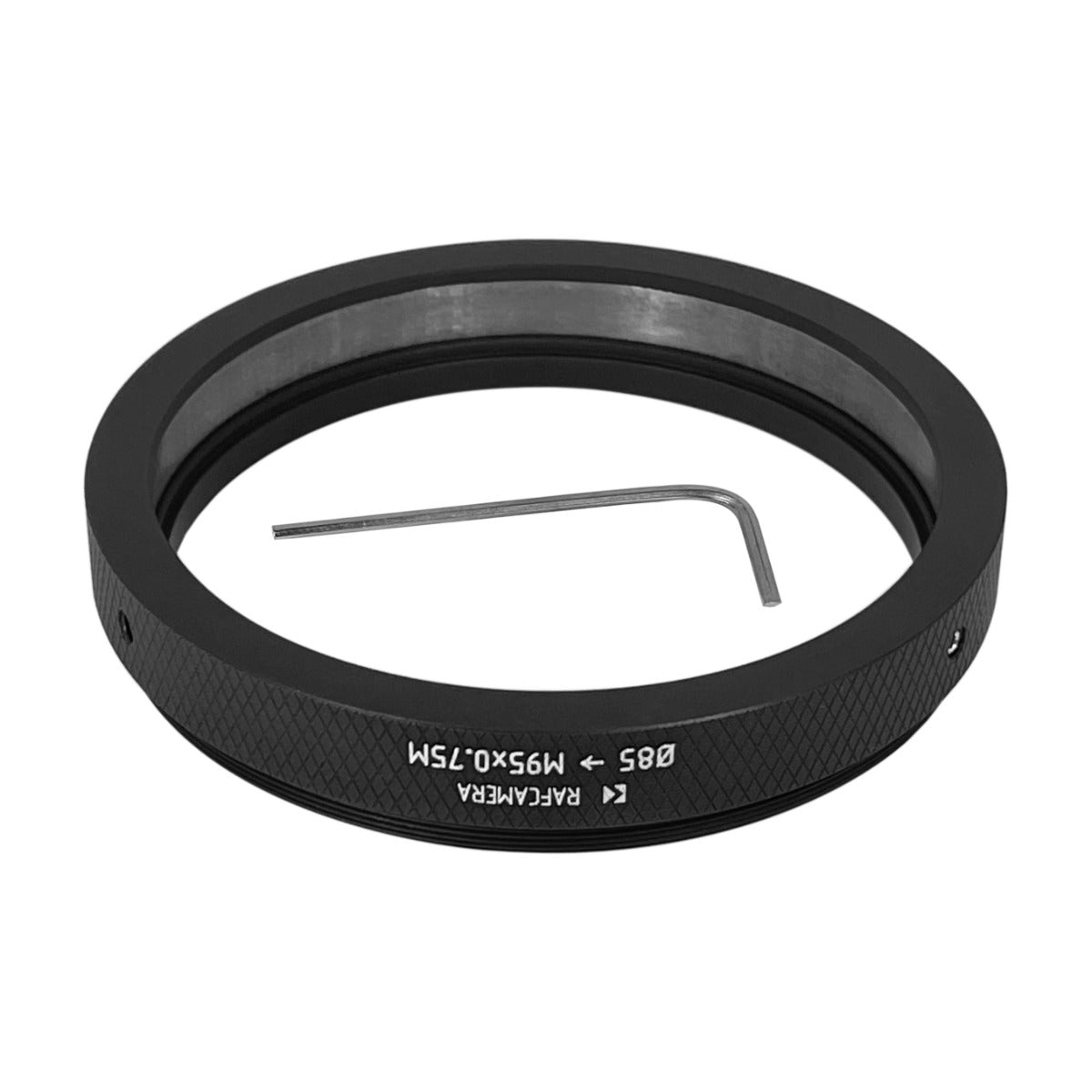 85mm clamp to M95x0.75 male thread adapter for ISCO UltraStar 14.5cm lens