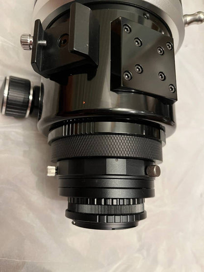 M54x0.75 male to M86x1 female thread adapter