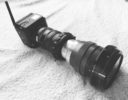 M80x0.75 female to M75x0.75 male thread adapter for Muller Anamorphot 46/2x