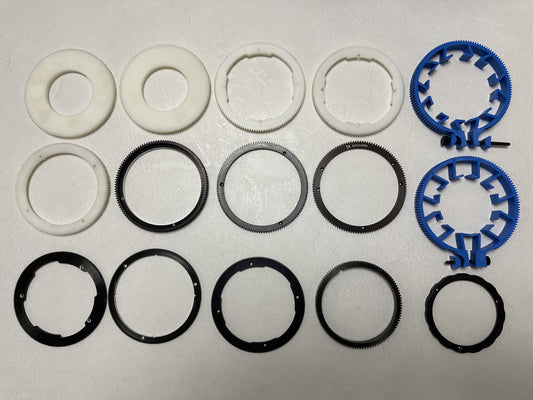 Pack of 14 follow focus gears