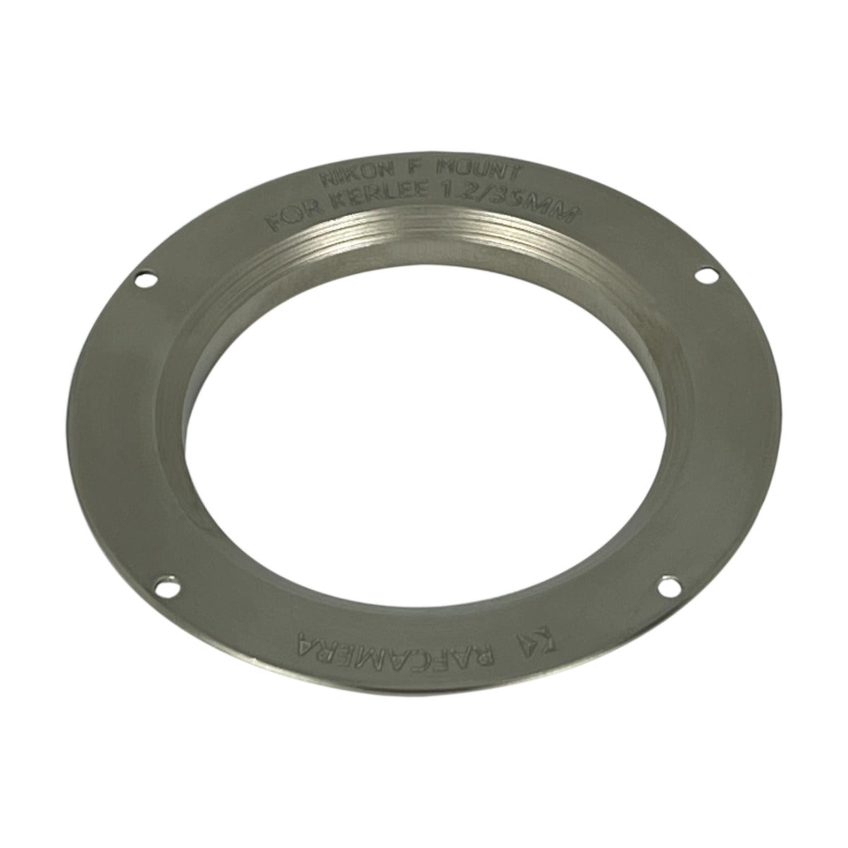Nikon F mount for Kerlee 35mm f/1.2 lens, nickel plated