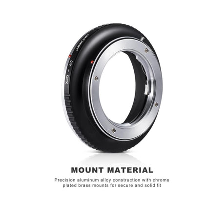 Contax/Yashica Lenses to Fuji GFX Mount Camera Adapter