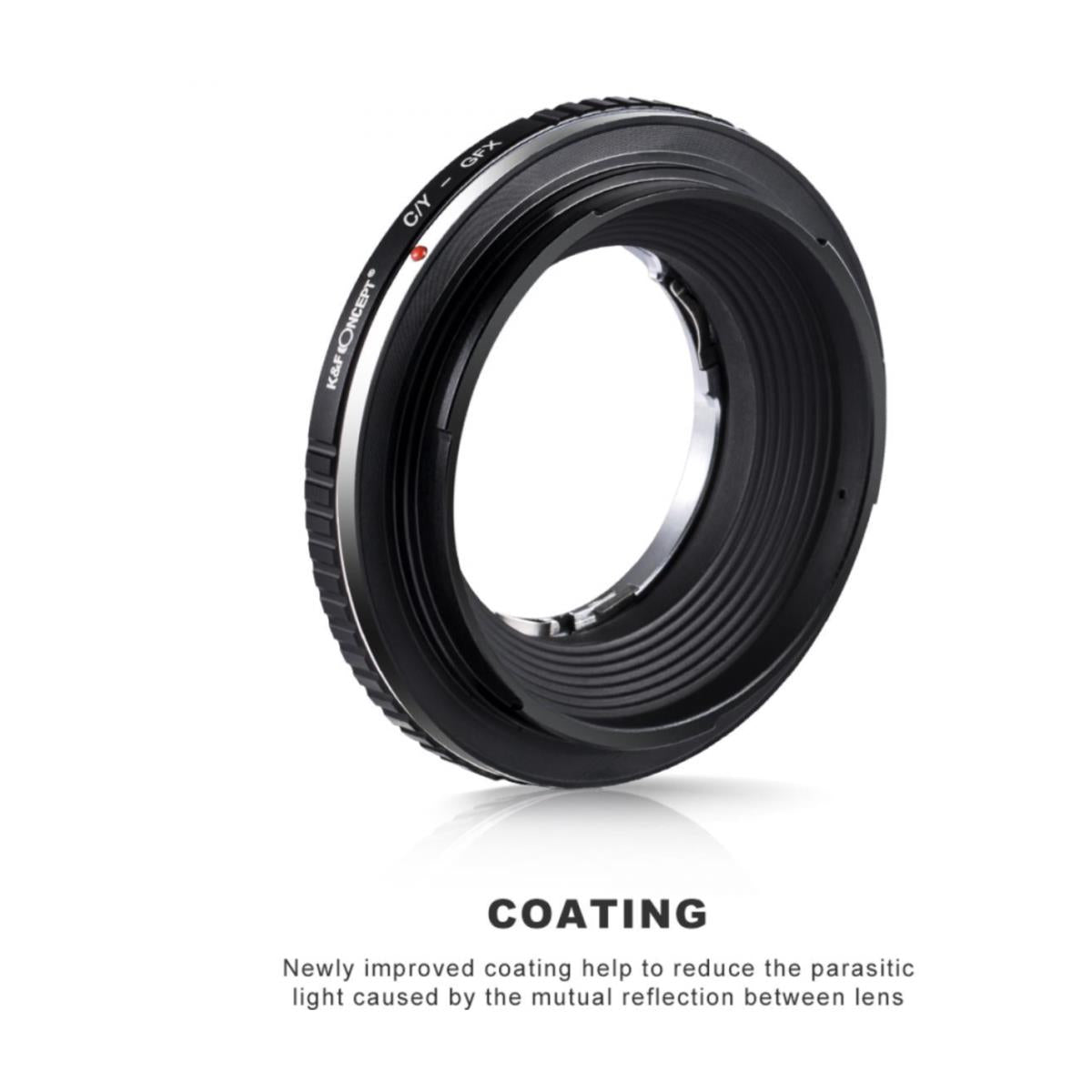 Contax/Yashica Lenses to Fuji GFX Mount Camera Adapter
