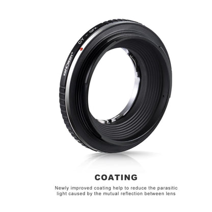 Contax/Yashica Lenses to Fuji GFX Mount Camera Adapter