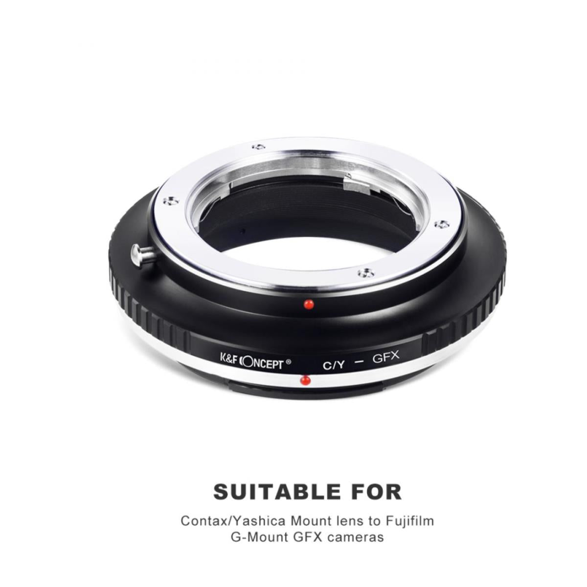Contax/Yashica Lenses to Fuji GFX Mount Camera Adapter