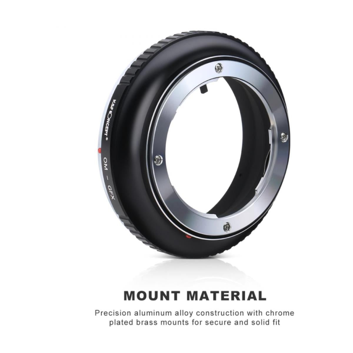Olympus OM Lenses to Fuji GFX Mount Camera Adapter