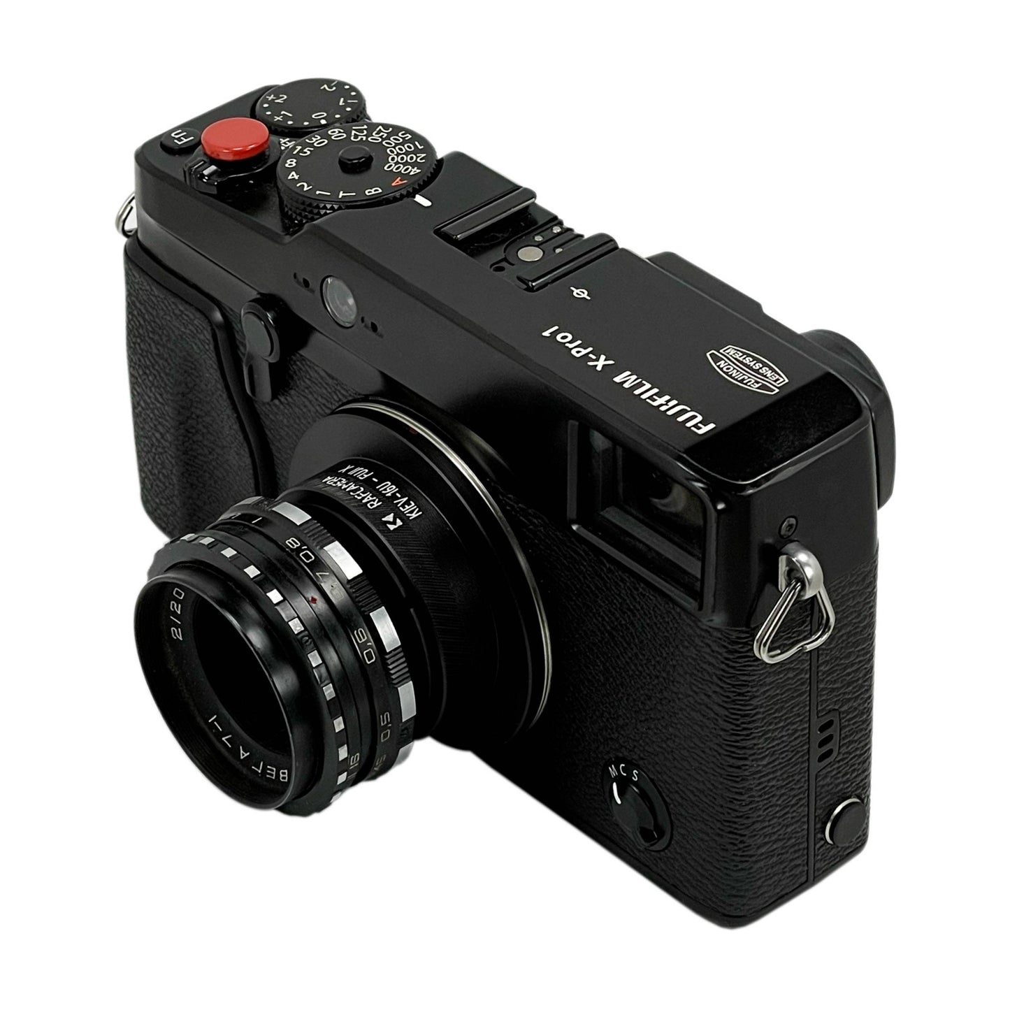 Kiev-16U lens to Fuji X camera mount adapter