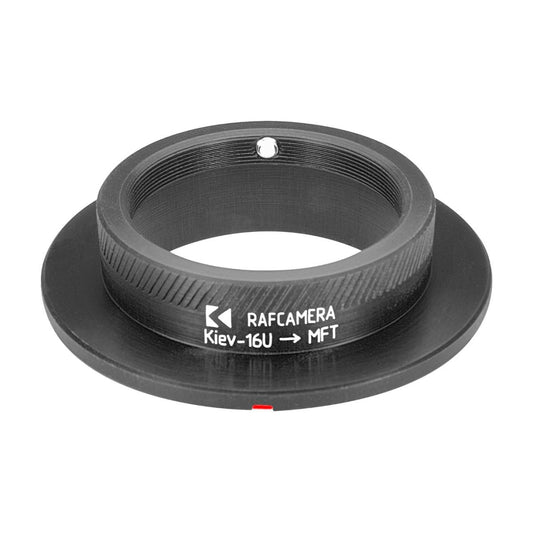 Kiev-16U lens to BMPCC camera (MFT mount) adapter, IMPROVED