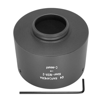 Kinor-16SX-2 lens to C-mount camera adapter