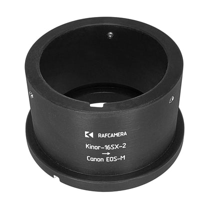 Kinor-16SX-2 lens to Canon EOS-M (EF-M mount) camera adapter