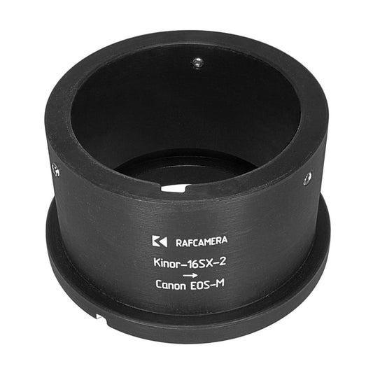 Kinor-16SX-2 lens to Canon EOS-M (EF-M mount) camera adapter