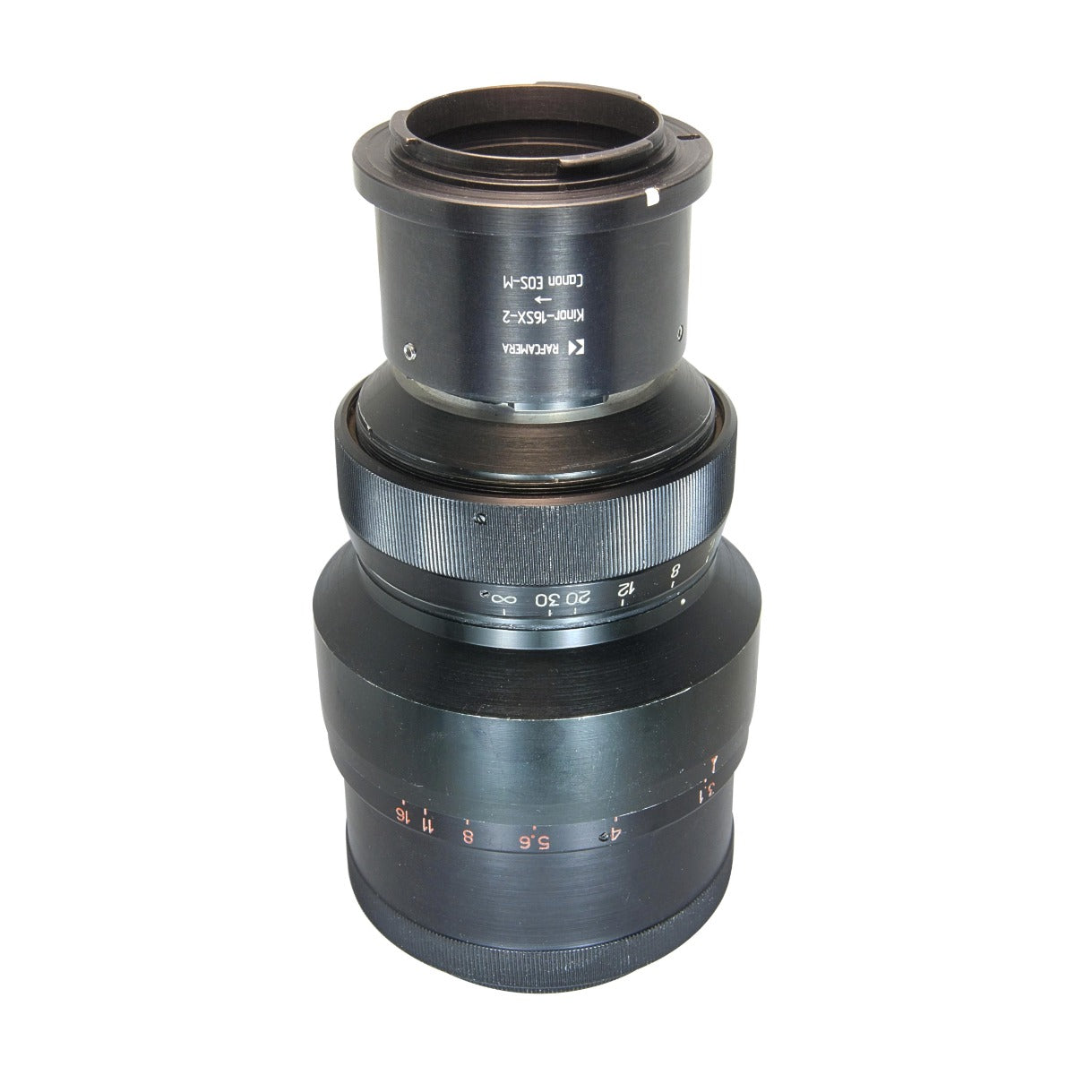 Kinor-16SX-2 lens to Canon EOS-M (EF-M mount) camera adapter