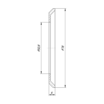 Durst Lapla plate (lens board) with 50.8mm bore