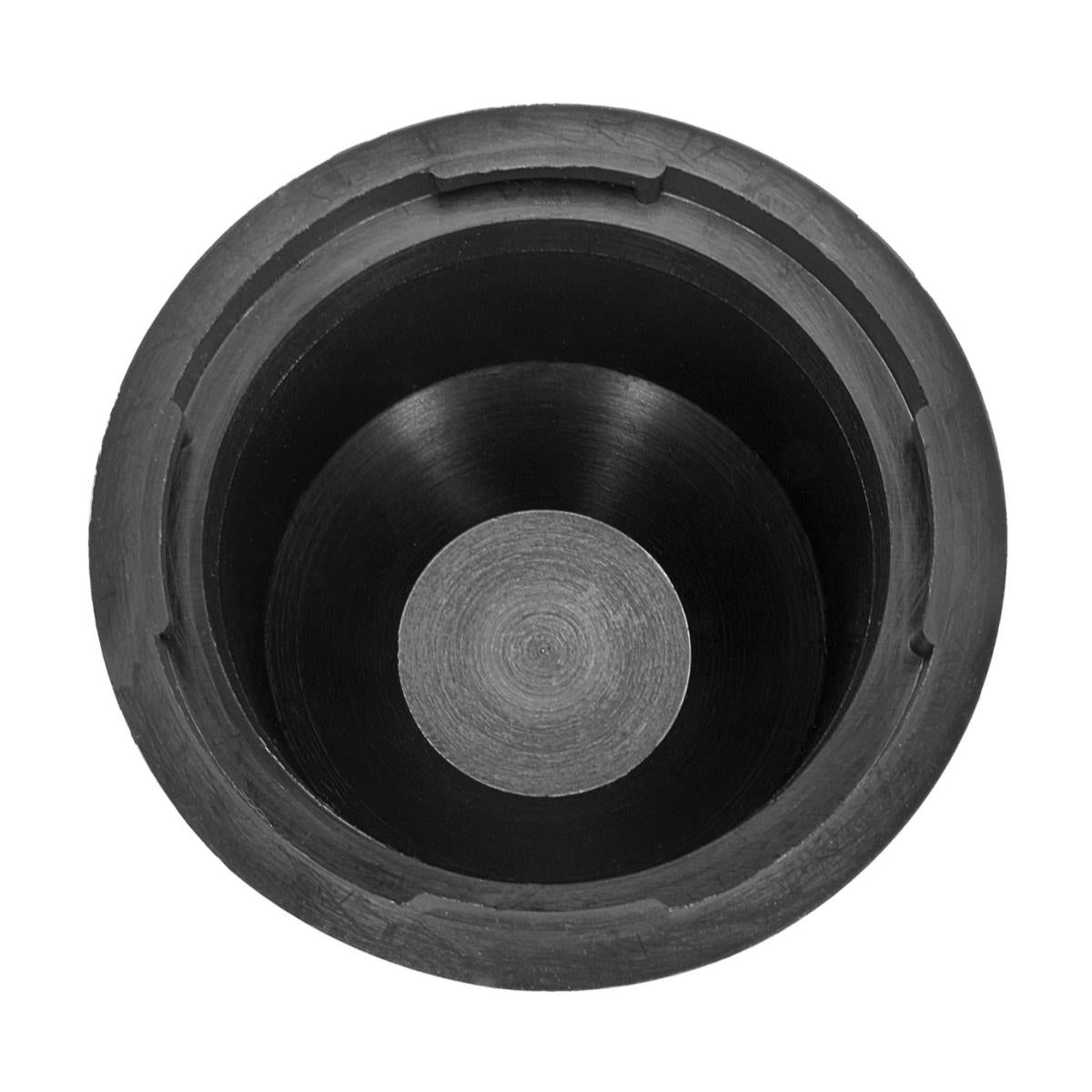 Twist-on cap for OCT-19 lens mount, deep, rubber