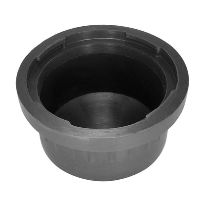 Twist-on cap for OCT-19 lens mount, deep, rubber